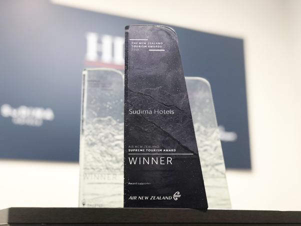The Supreme Winner trophy