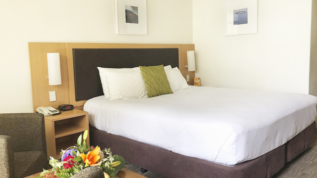 Accessible King for 1-2 people with 1 King Bed and an ensuite bathroom.
